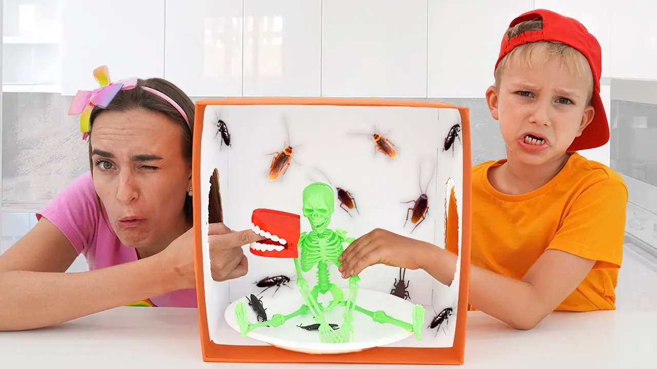 Vlad and Niki - mysterious toys challenge background