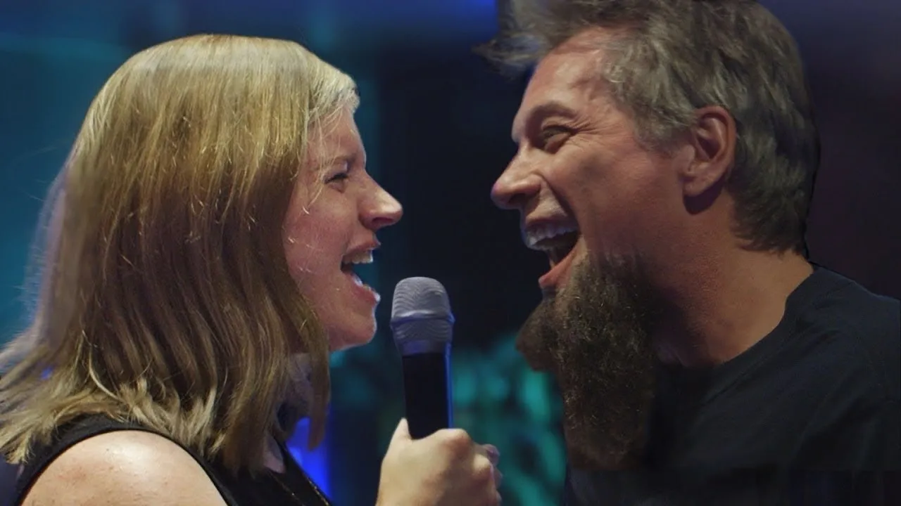 Bon Jovi Pranks Fans at Karaoke Bar // Omaze background