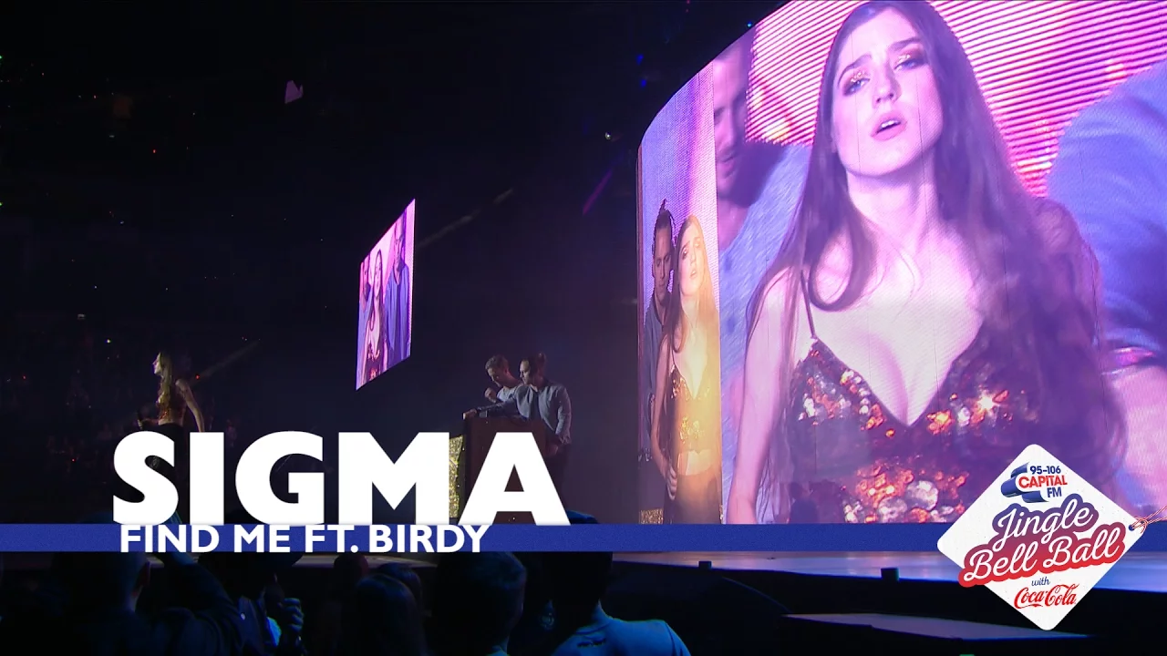 Sigma ft. Birdy - 'Find Me' (Live At Capital's Jingle Bell Ball 2016) background