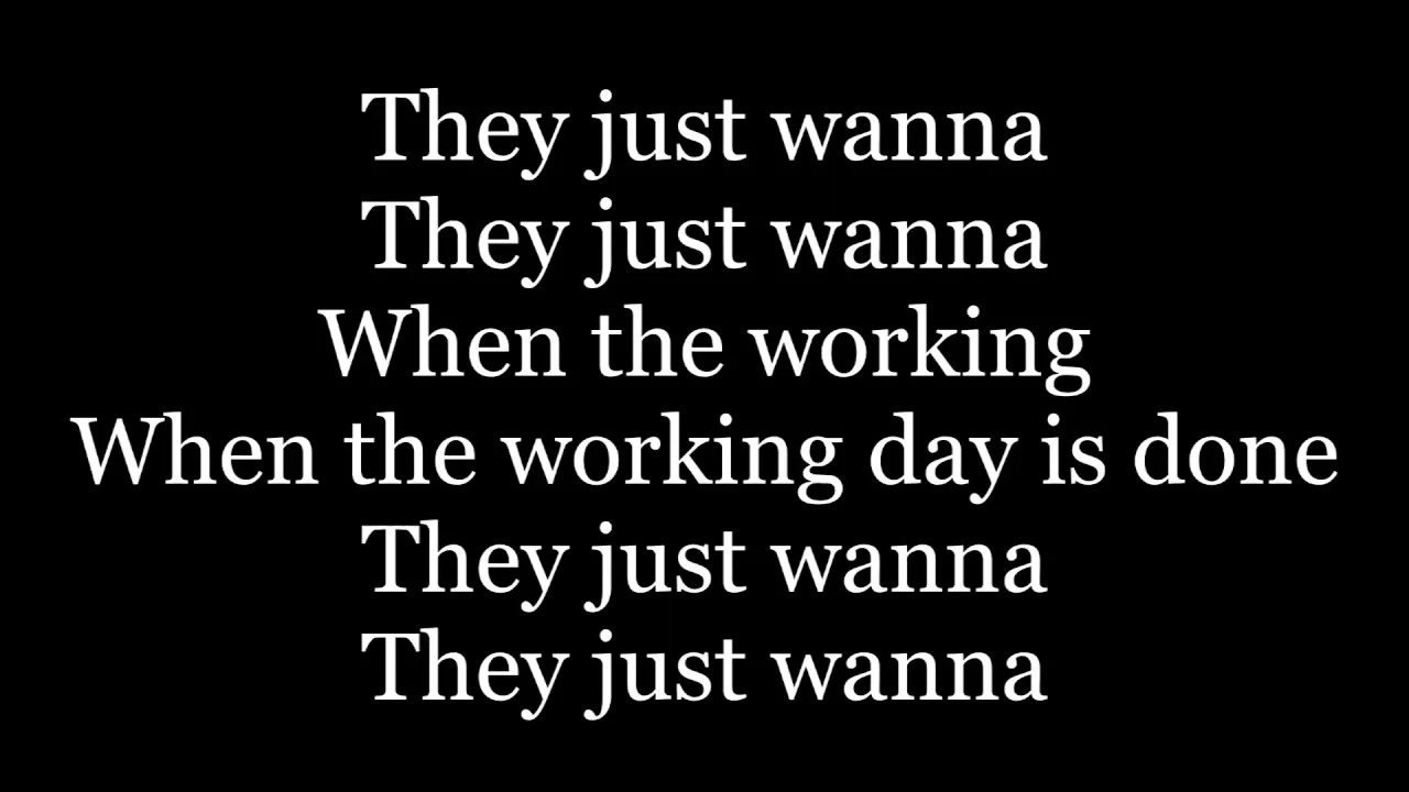Cyndi Lauper - Girls Just Want To Have Fun (letra)