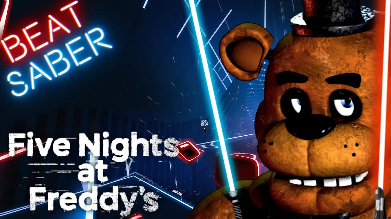 (Beat Saber) Five Nights at Freddy's 1 Song - The Living Tombstone background