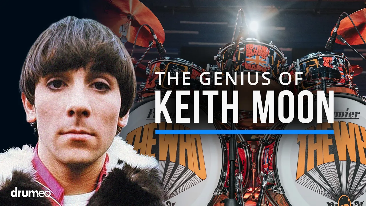 The Genius Of Keith Moon poster — similar to Pink Floyd, The Who, CCR, AC/DC, The Police, Aerosmith, Queen 🔥 Power Ballads | Classic Rock Songs