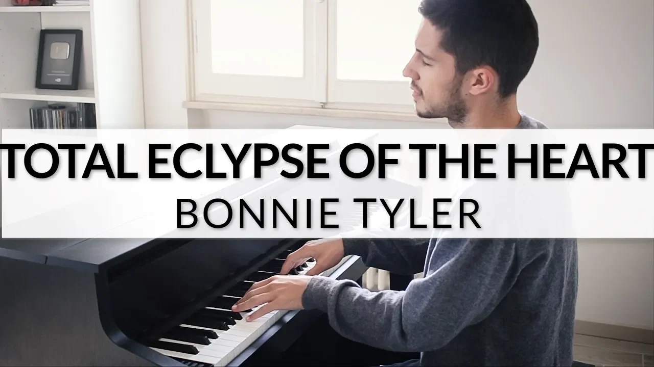 Total Eclipse Of The Heart - Bonnie Tyler | Piano Cover + Sheet Music background