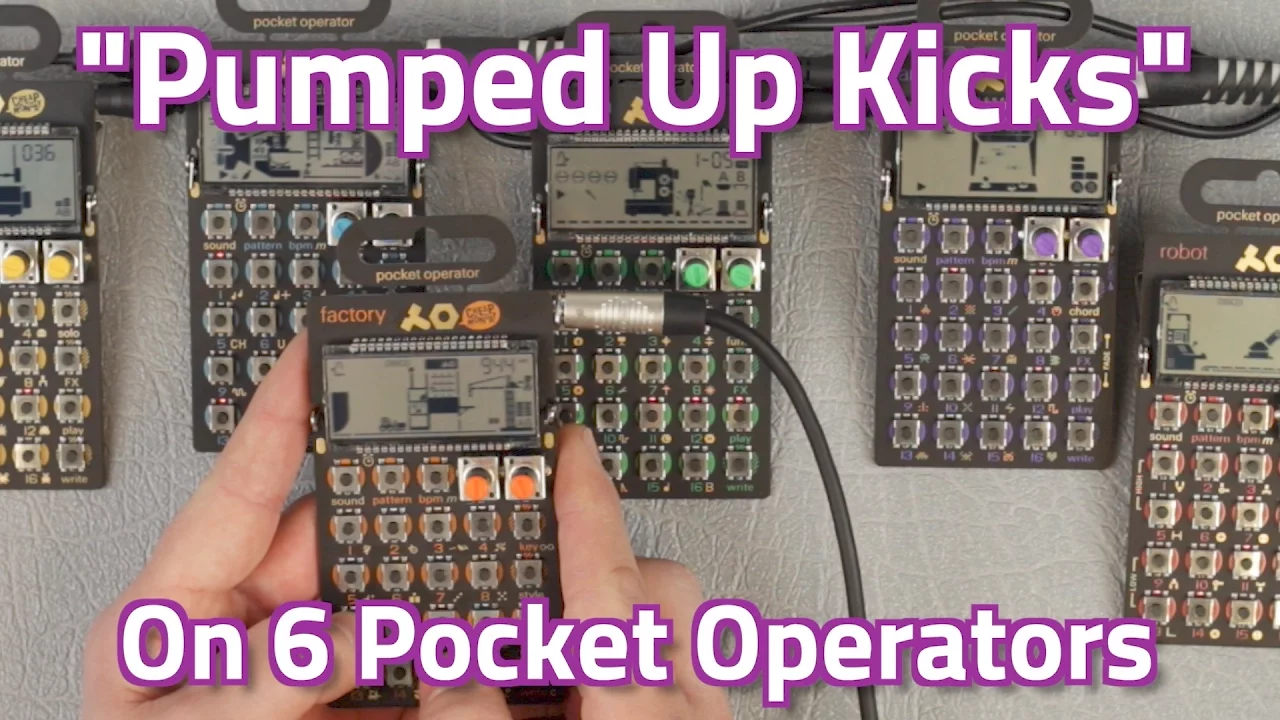 "Pumped Up Kicks" by Foster The People on Teenage Engineering Pocket Operators