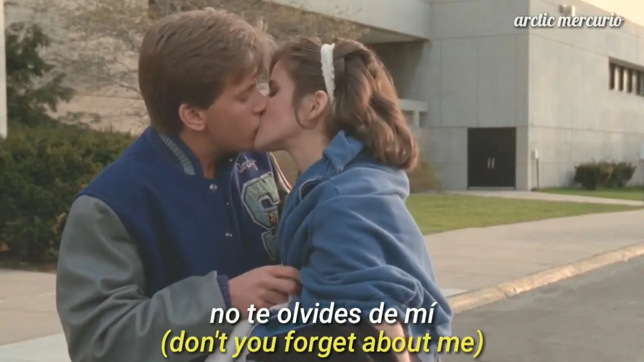 Simple Minds - Don't You Forget About Me // sub español - lyrics (The Breakfast Club) backdrop