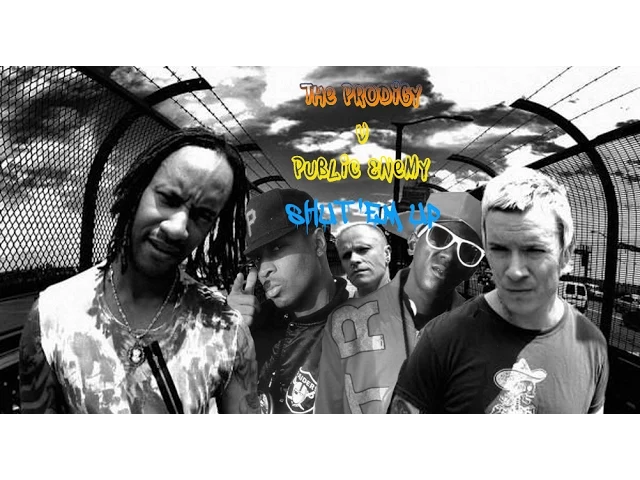 The Prodigy v Public Enemy - Shut 'Em Up background