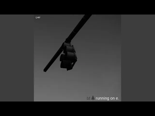 Running on E. background