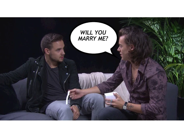 One Direction's Harry Styles and Liam Payne play the Sugarscape Fourplay challenge background