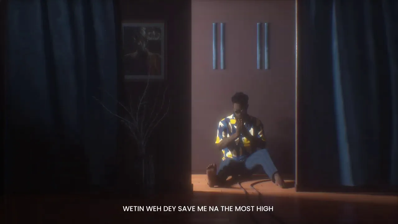 Timaya - Buru (Lyrics Visualizer) background