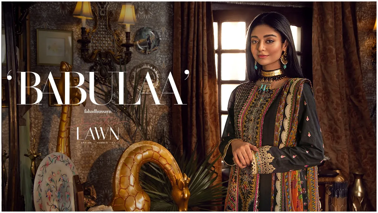 Babulaa | Fahad Hussayn Signature Eid Lawn 21 | Lawn Tradition backdrop