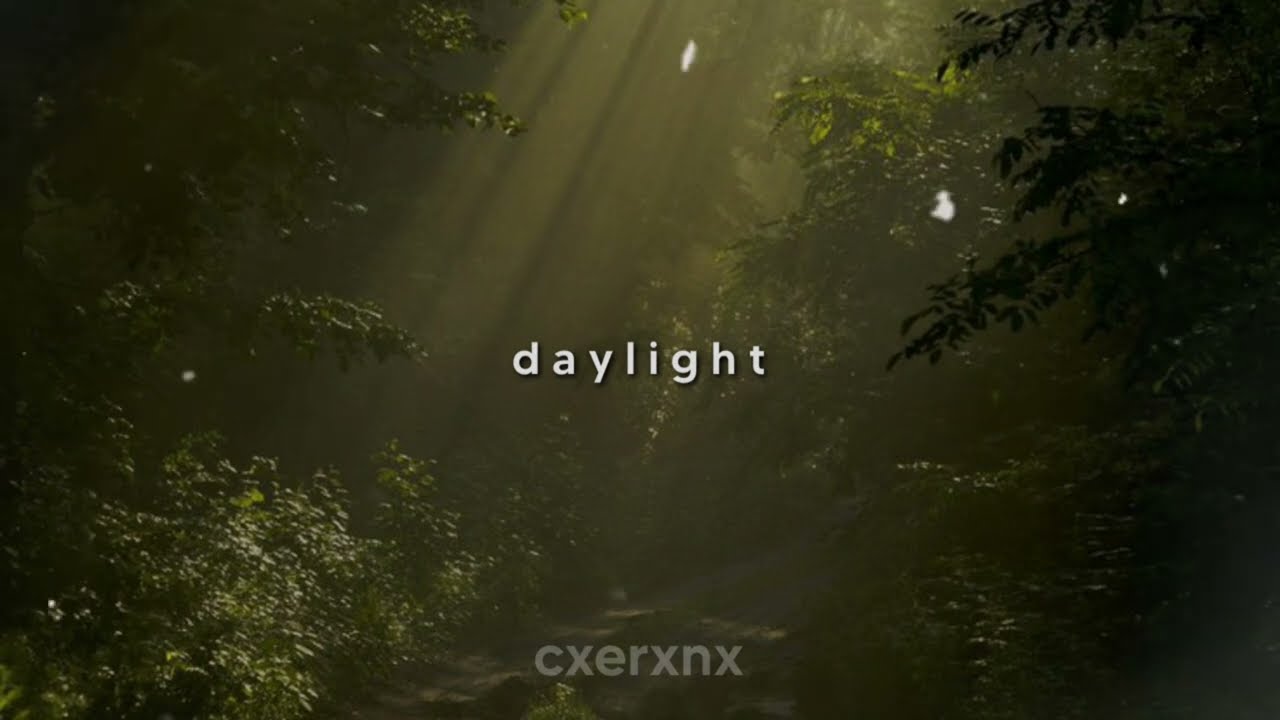 david kushner - daylight (slowed + reverb) background