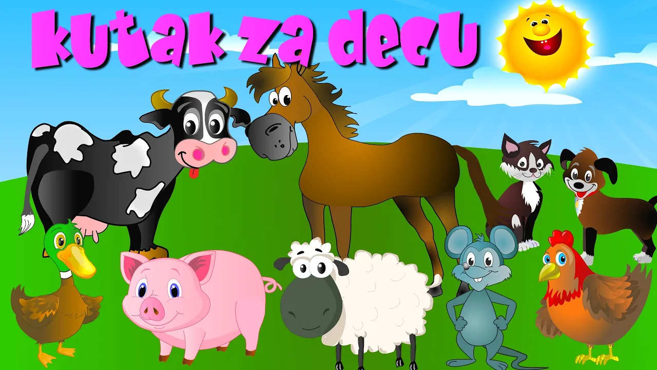 Kako kaze kuca - Pesmica o zvukovima zivotinja (The Animal Sounds Song) 2016