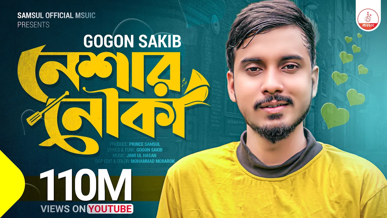 Neshar Nouka 🔥 নেশার নৌকা | Gogon Sakib | New Bangla Song 2020 background
