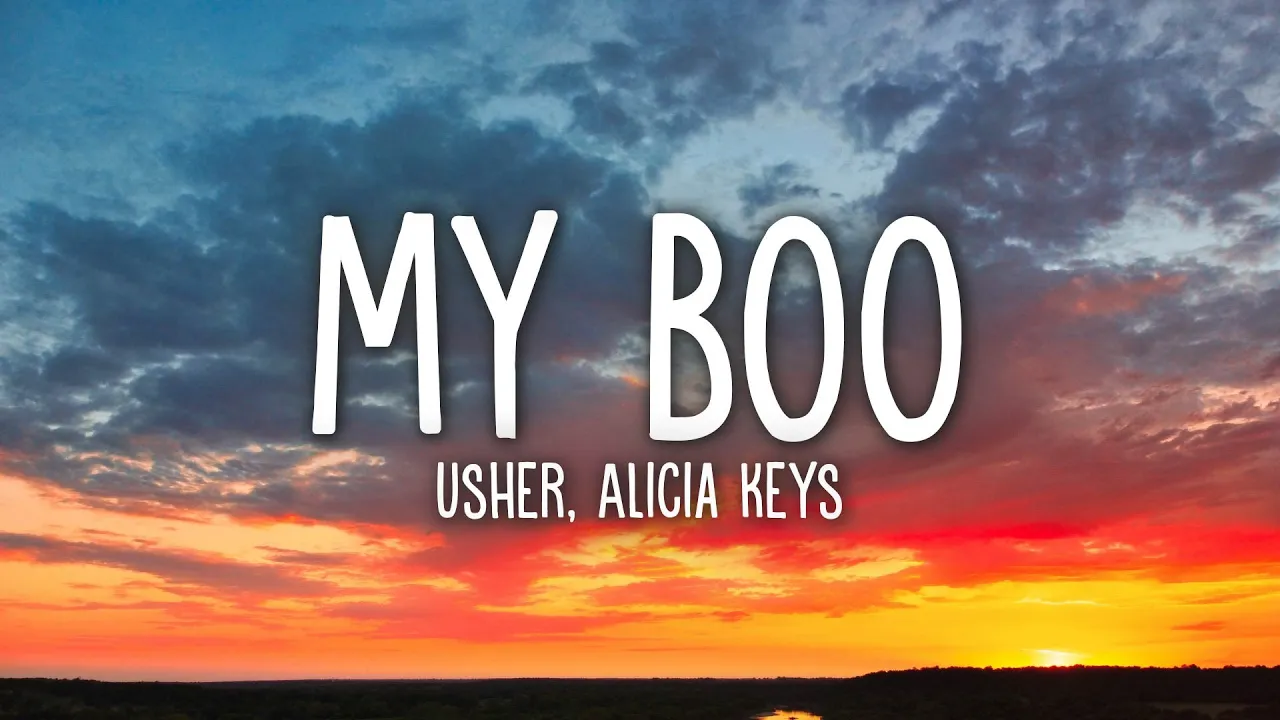 Usher - My Boo (Lyrics) ft. Alicia Keys background