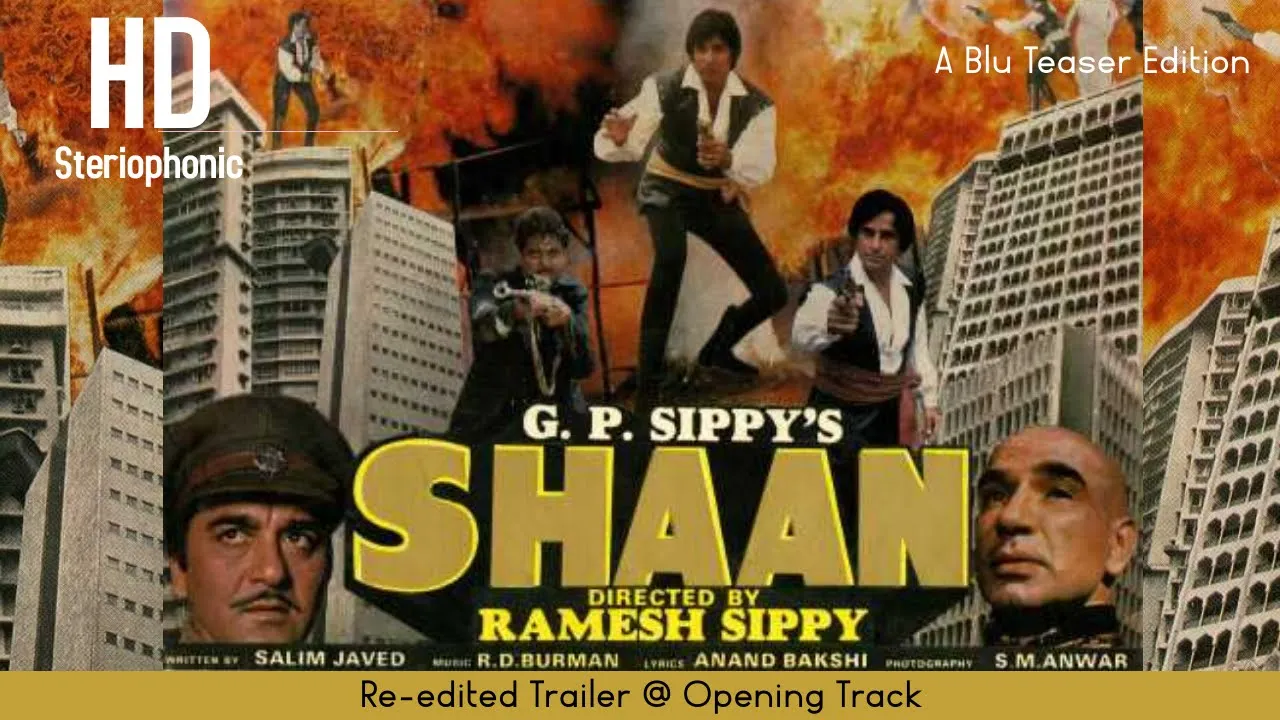 Re-Edited Trailer (SHAAN) @ Opening Title Song (Doston Se Pyar Kiya ,Dushmano Se Badla Liya) backdrop