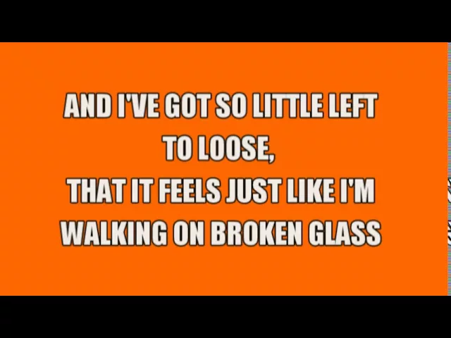 Annie Lennox - Walking On Broken Glass (with Lyrics) background