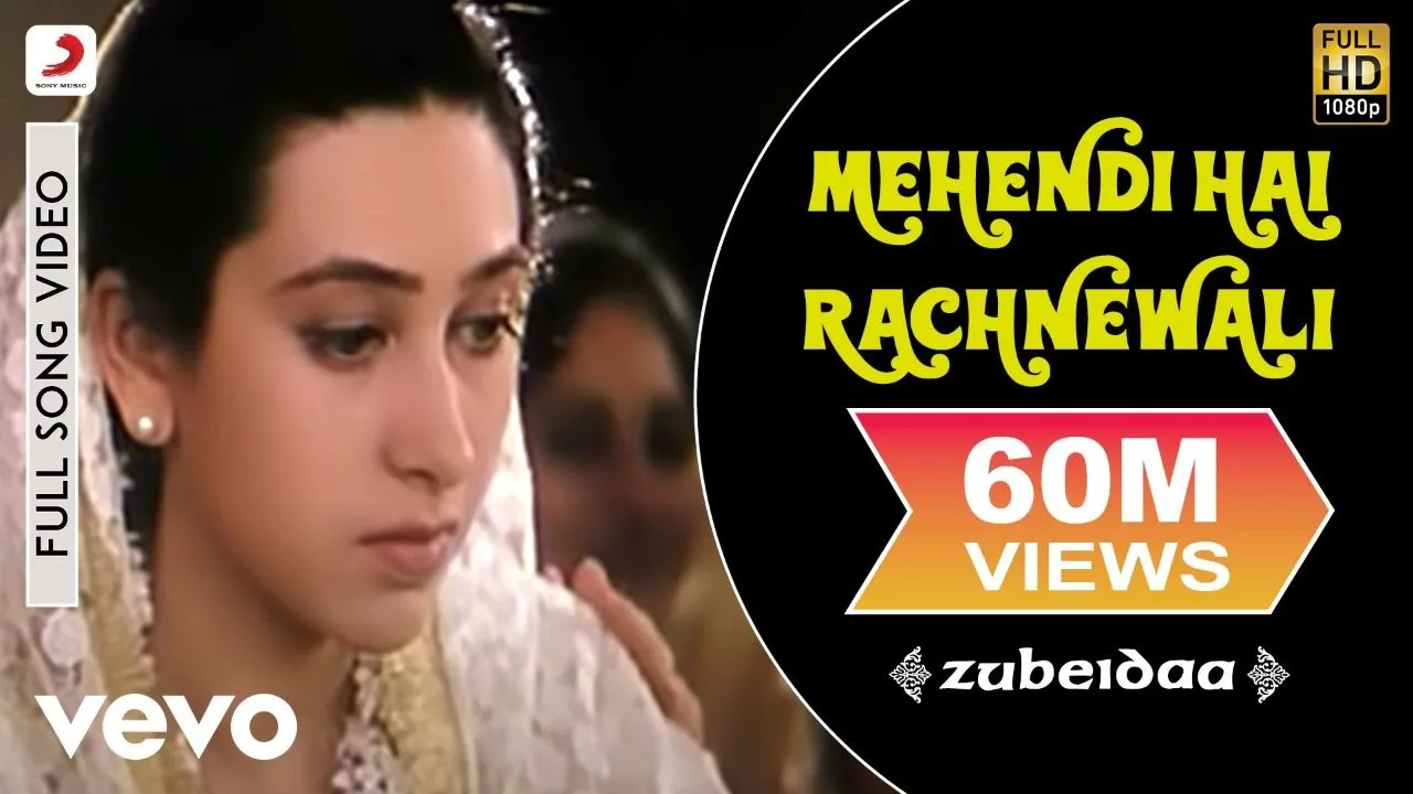 A.R. Rahman - Mehendi Hai Rachnewali Best Video|Zubeidaa|Karisma Kapoor|Alka Yagnik