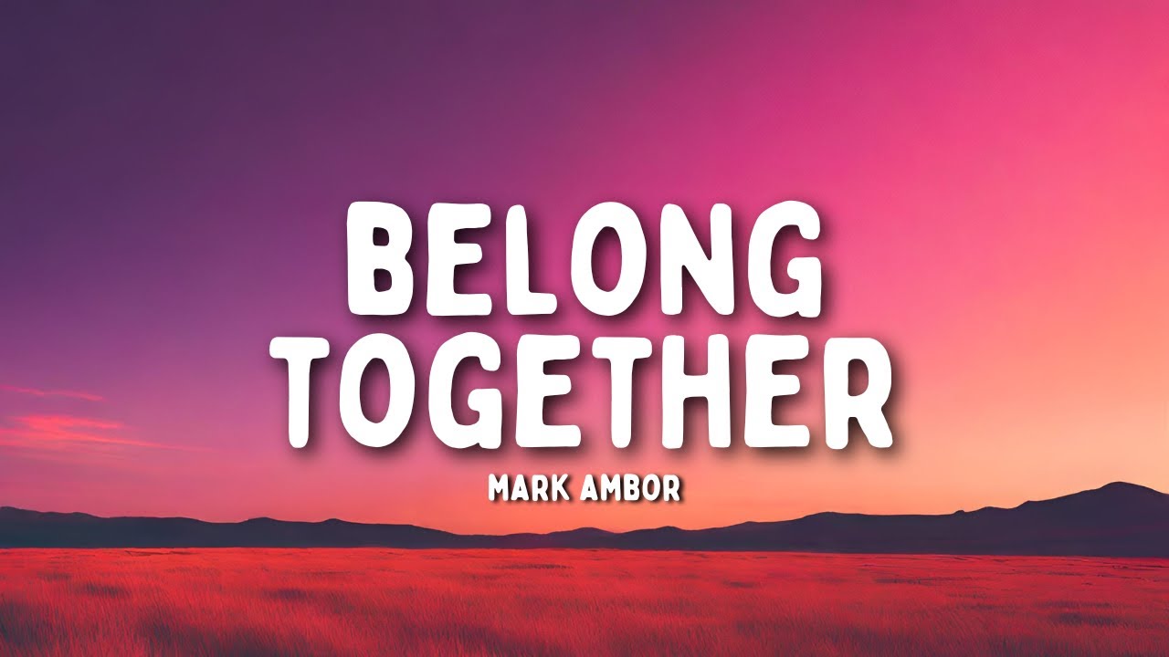 Mark Ambor - Belong Together tradução (PT/BR) background