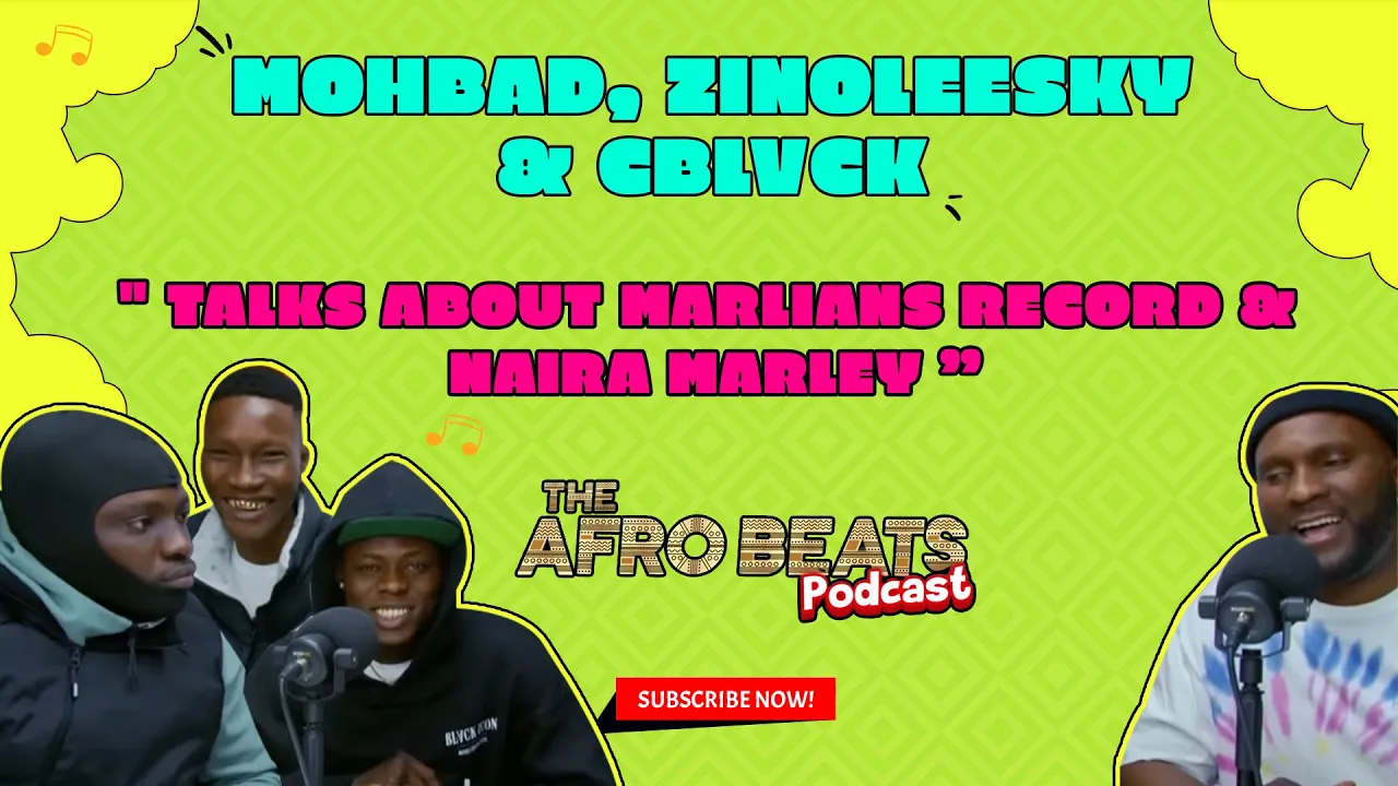 MohBad , Zinoleesky & Cblvck Talks about Marlians Record & Naira Marley
