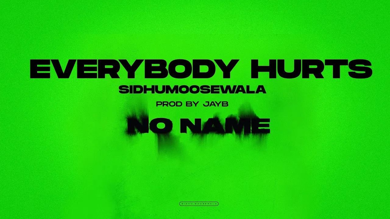 EVERYBODY HURTS : Sidhu Moose Wala | Jayb | Official Visual Video | New Song 2022 background