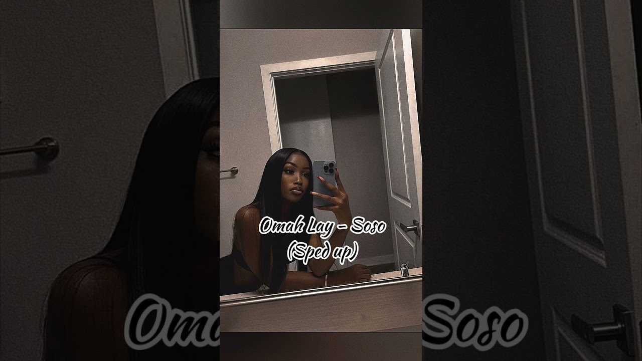 Omah Lay - Soso (Sped up) background