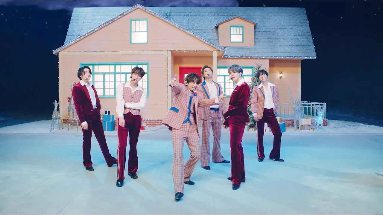 BTS (방탄소년단) 'Dynamite' @ CDTV Live! Live! Christmas Special background