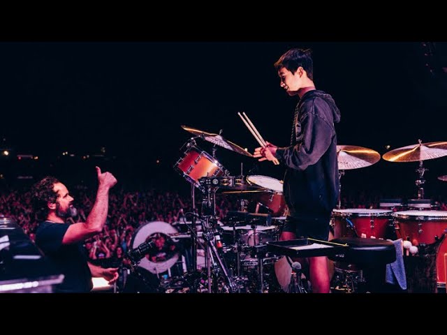 Australian 13 Year Old “James” Plays Drums With The Killers On “For Reasons Unknown” | Geelong, 2022 background