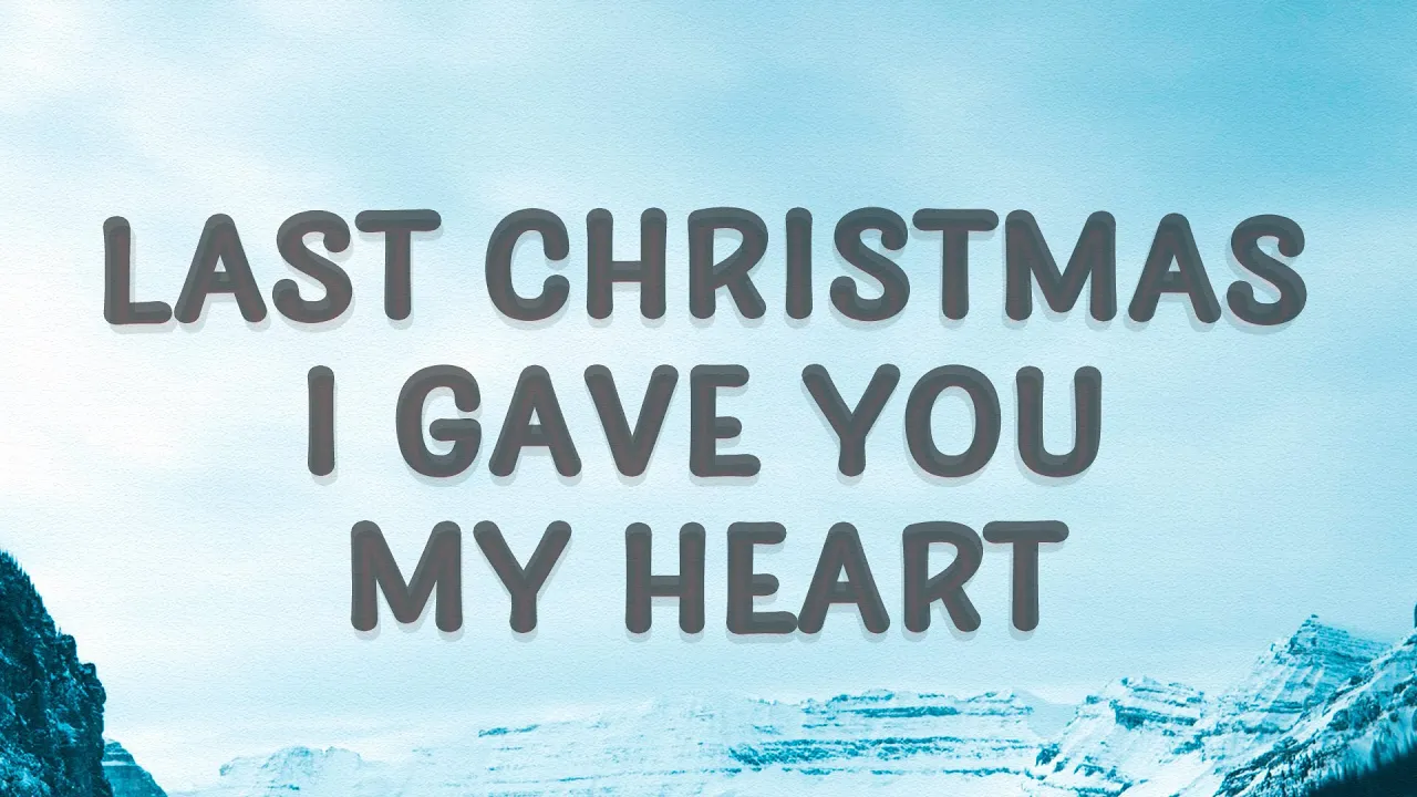 Wham! - Last Christmas I gave you my heart (Last Christmas) (Lyrics) background