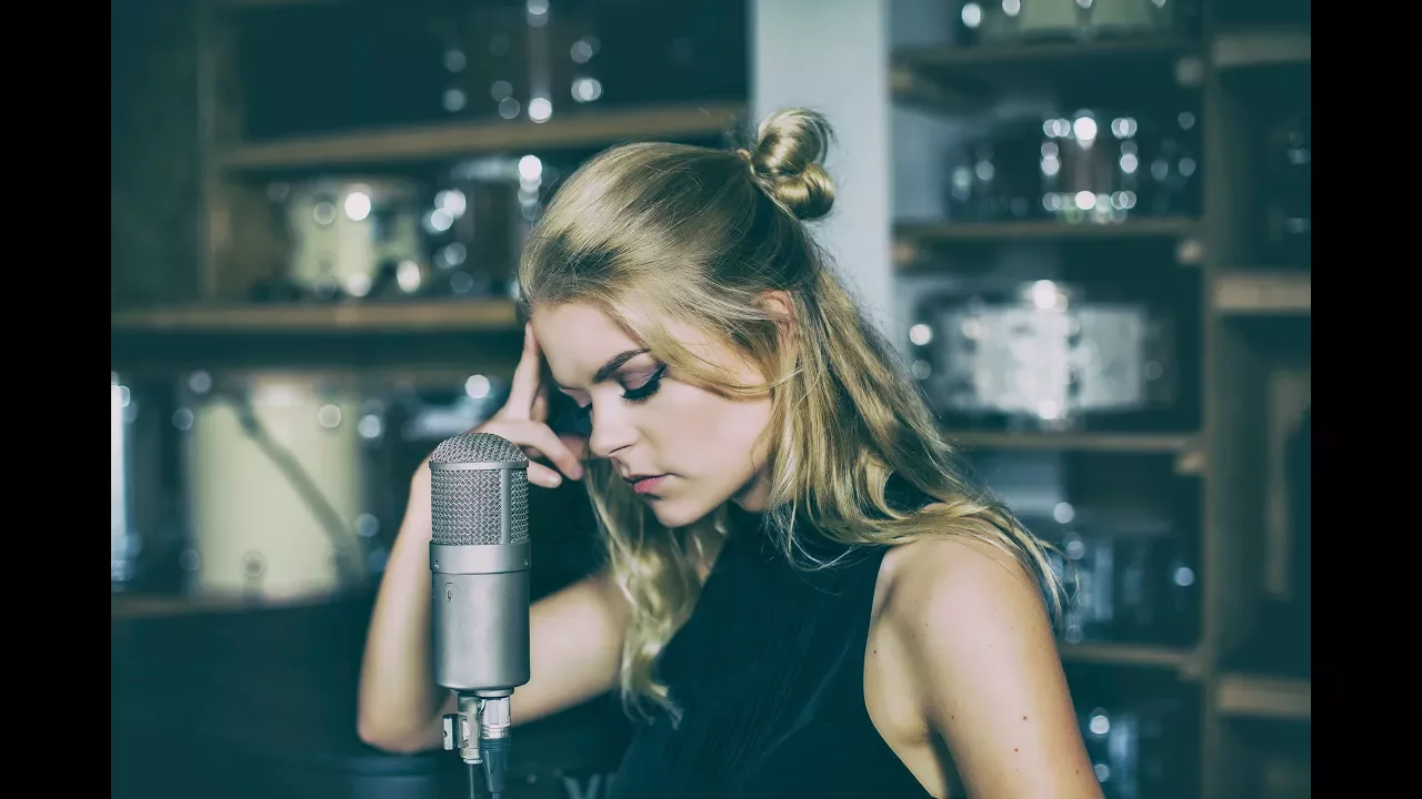 What About Us - P!nk (cover by: Davina Michelle) background