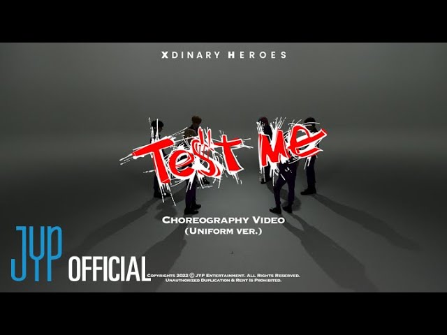 Xdinary Heroes "Test Me" Choreography Video đUniform ver.