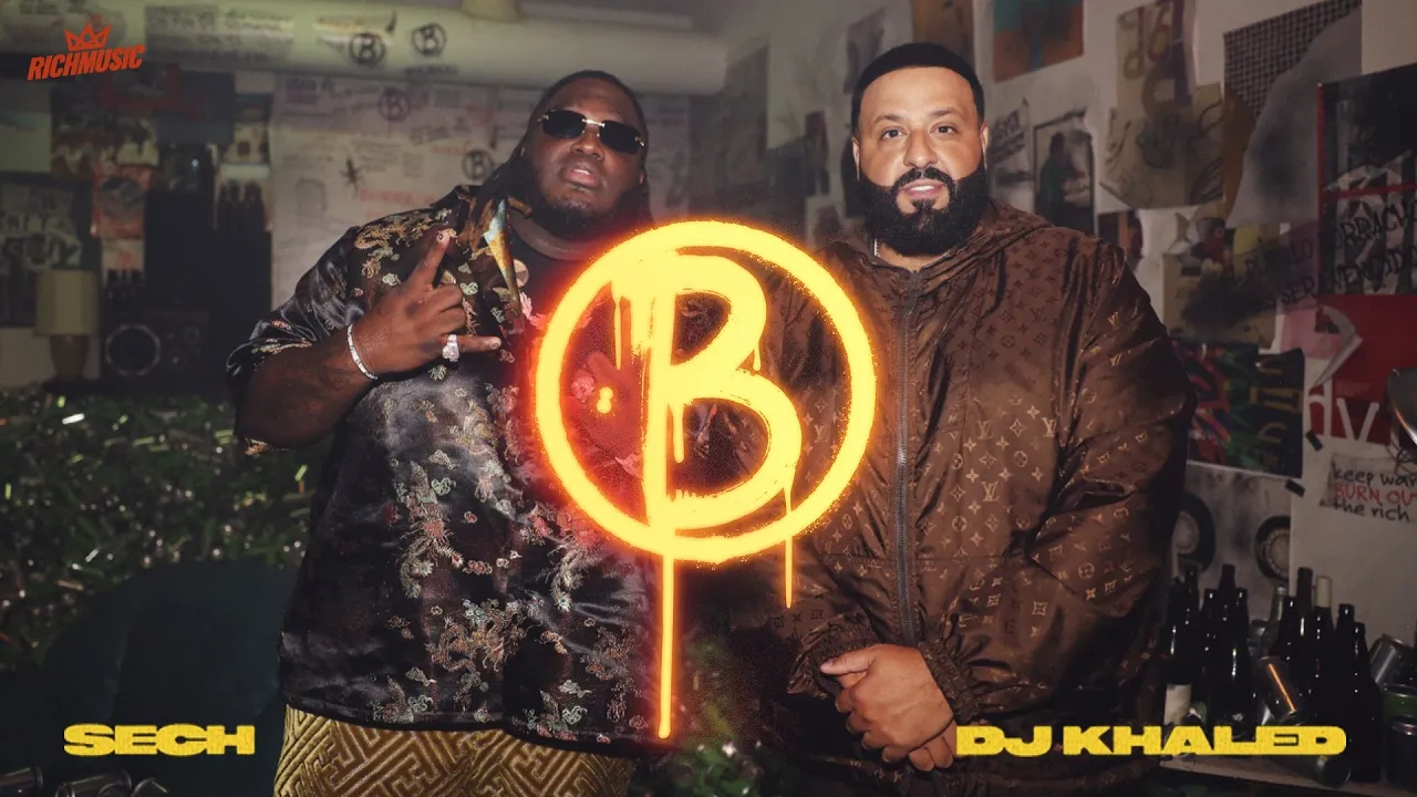 Sech, DJ Khaled - Borracho (Video Oficial) background