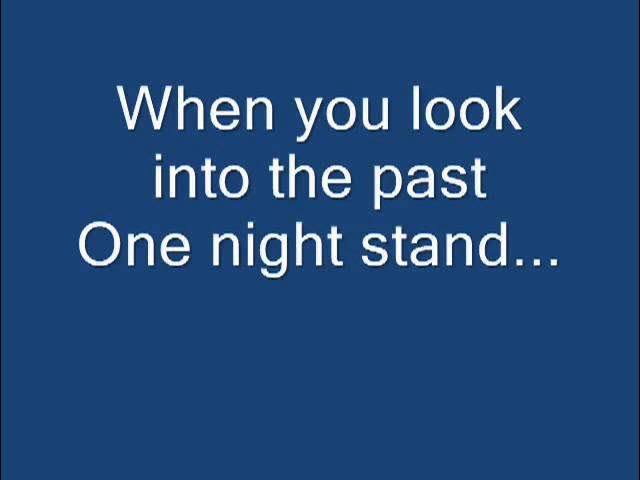 Fall Out Boy - Thanks For The Memories lyrics with song background