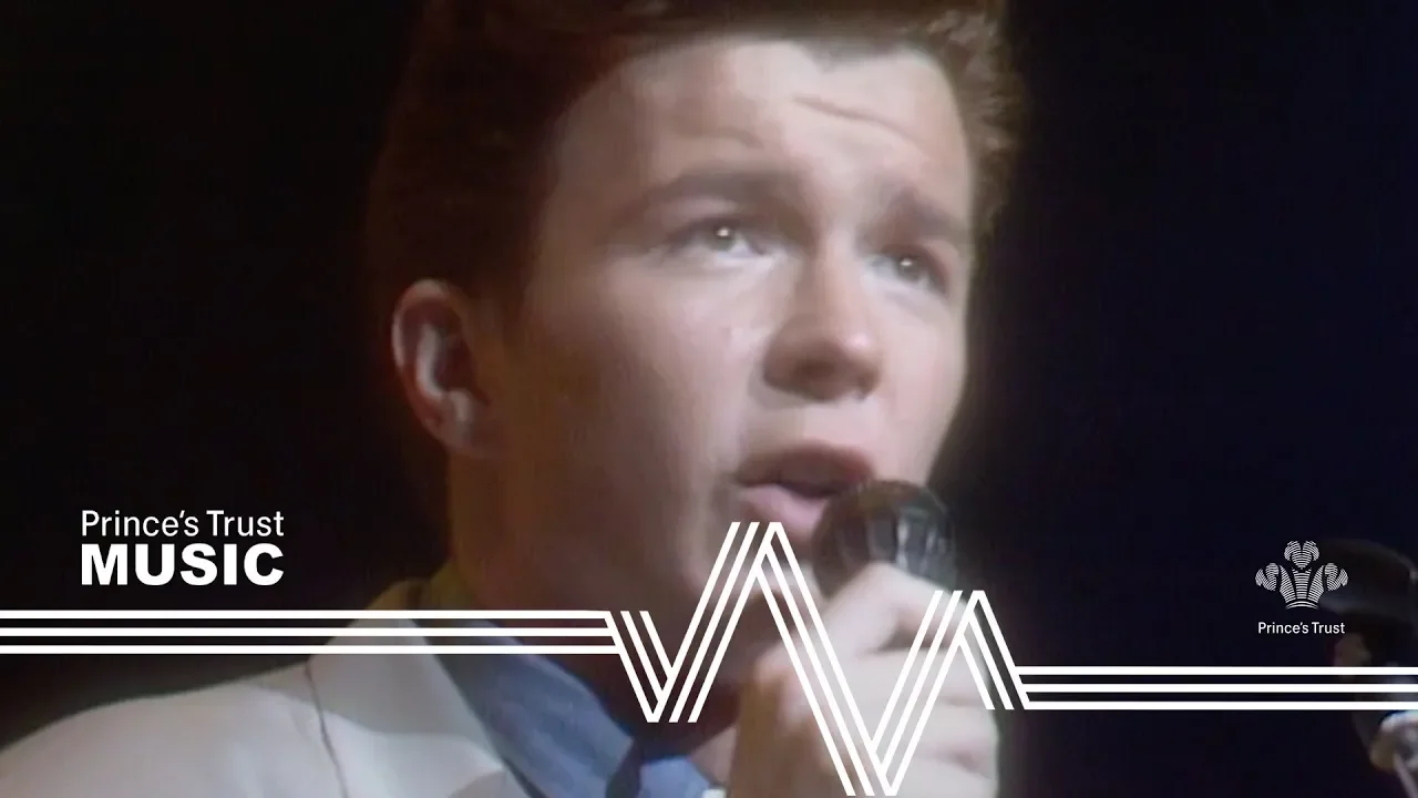 Rick Astley - Never Gonna Give You Up (The Prince's Trust Rock Gala 1988) background