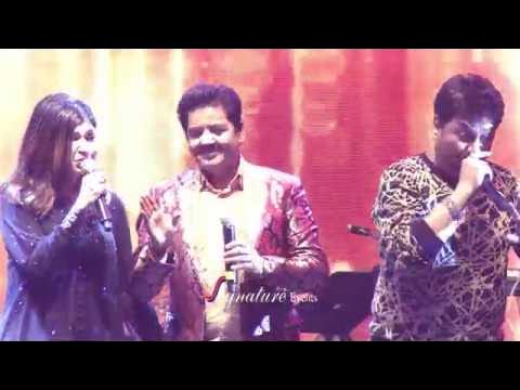 Alka Yagnik, Kumar Sanu, Udit Narayan - Live Concert Dubai background