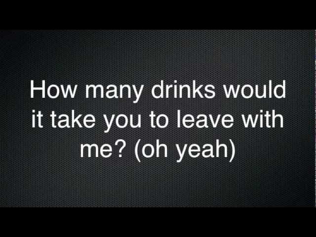 Miguel - How Many Drinks (Lyrics)