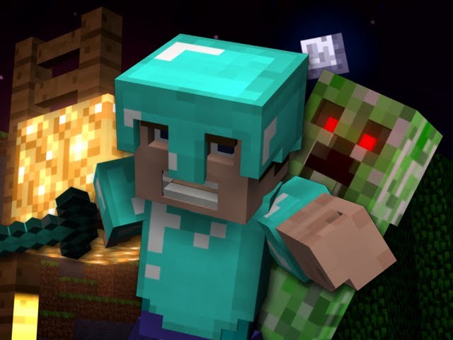 "Revenge" - A Minecraft Parody of Usher's DJ Got Us Fallin' In Love (Music Video) background