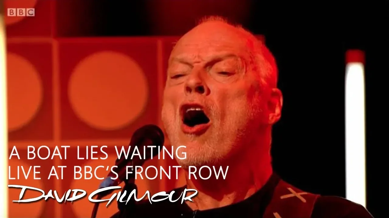 David Gilmour - A Boat Lies Waiting (Live at BBC's Front Row) background