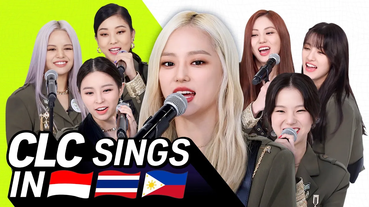 K-POP STARS sing in INA/THAI/TAG 🎤| CLC | TRANSONGLATION (2020) | Watch on Movi47