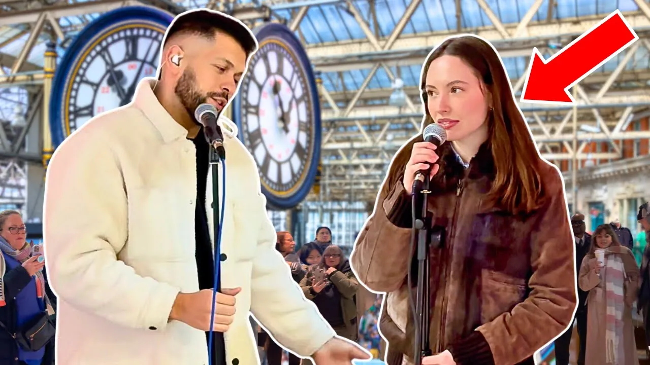 Commuters Were HYPNOTISED By Her Voice | Rihanna - Stay background