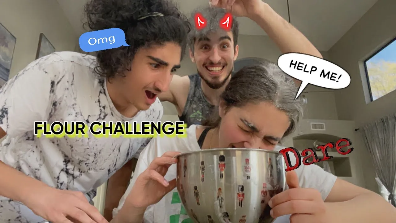 INTENSE SIBLINGS CHALLENEG! (I CRIED) background