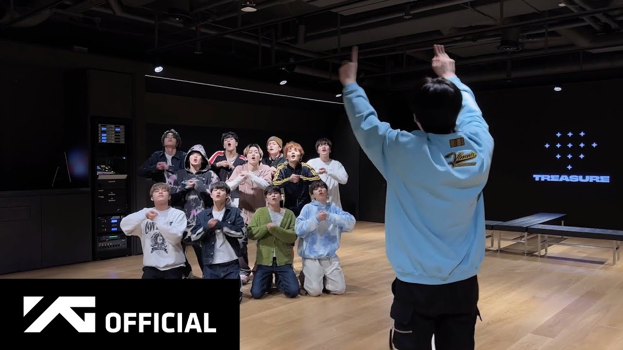 TREASURE - ‘다라리 (DARARI)’ DANCE PRACTICE VIDEO background