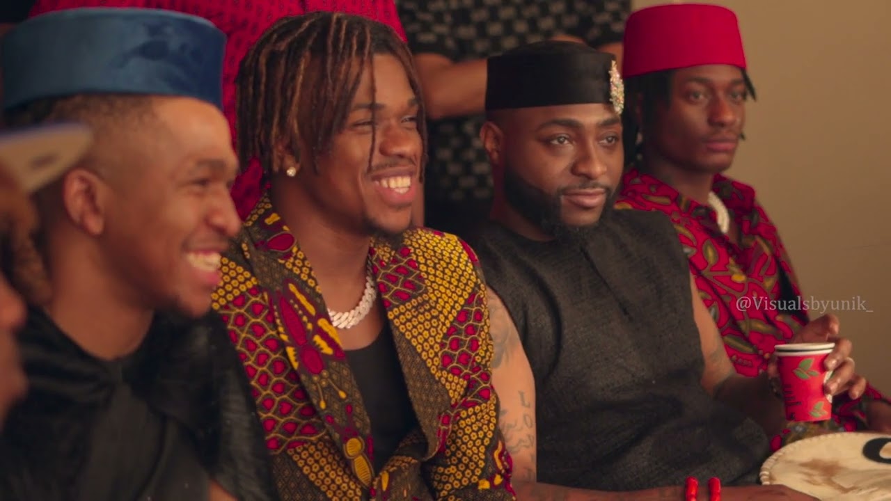 OGECHI DAVIDO, BOYPEE, BROWN JOEL AND HYCE BEHIND THE SCENES