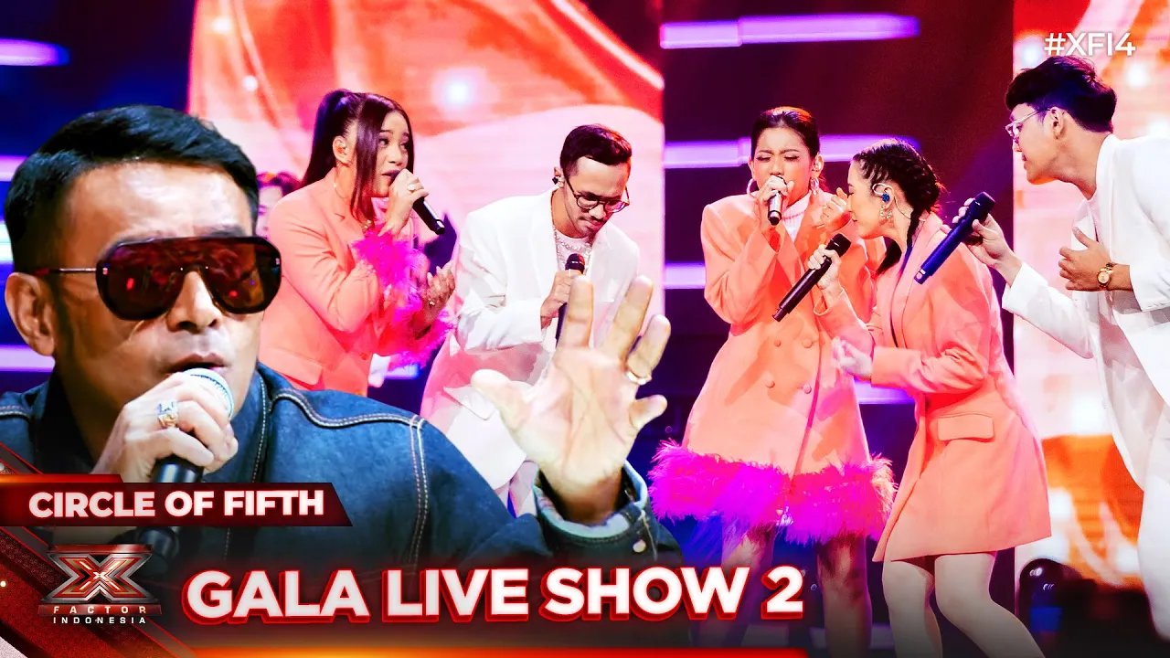 Circle of Fifth - Bunga Hati (Salma Salsabil) - Gala Live Show 2 - X Factor Indonesia 2024 background