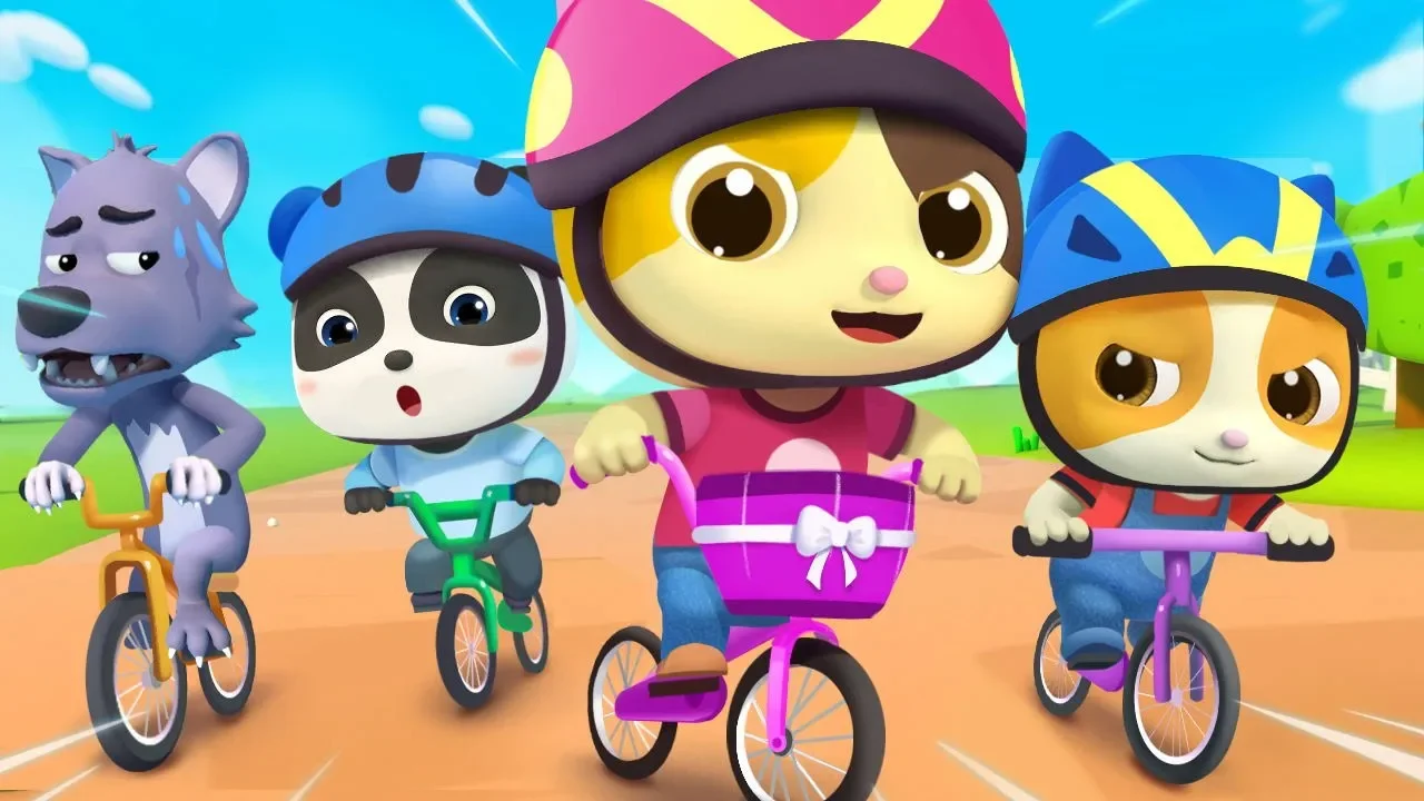 Bayi Kucing Timi & Mimi Balapan Sepeda | Lagu Anak-anak | BabyBus Bahasa Indonesia (2020) | Watch on Movi47