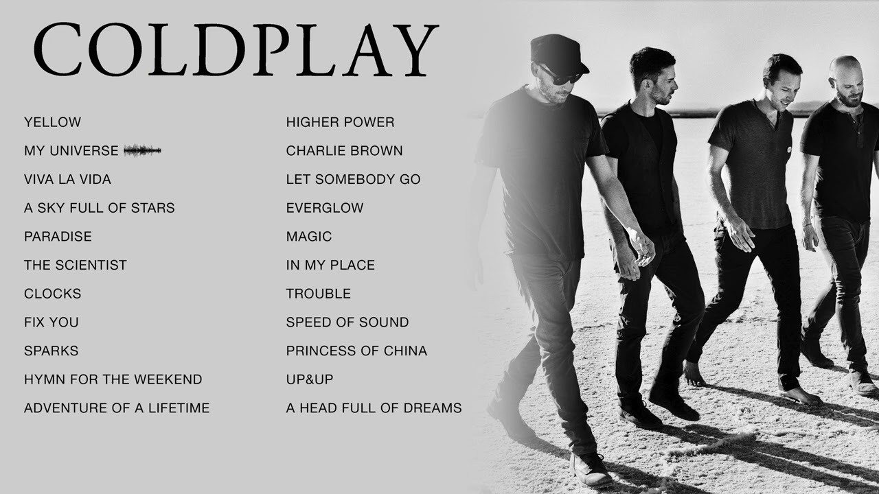 Coldplay | Top Songs 2023 Playlist | Yellow, My Universe, Viva La Vida...