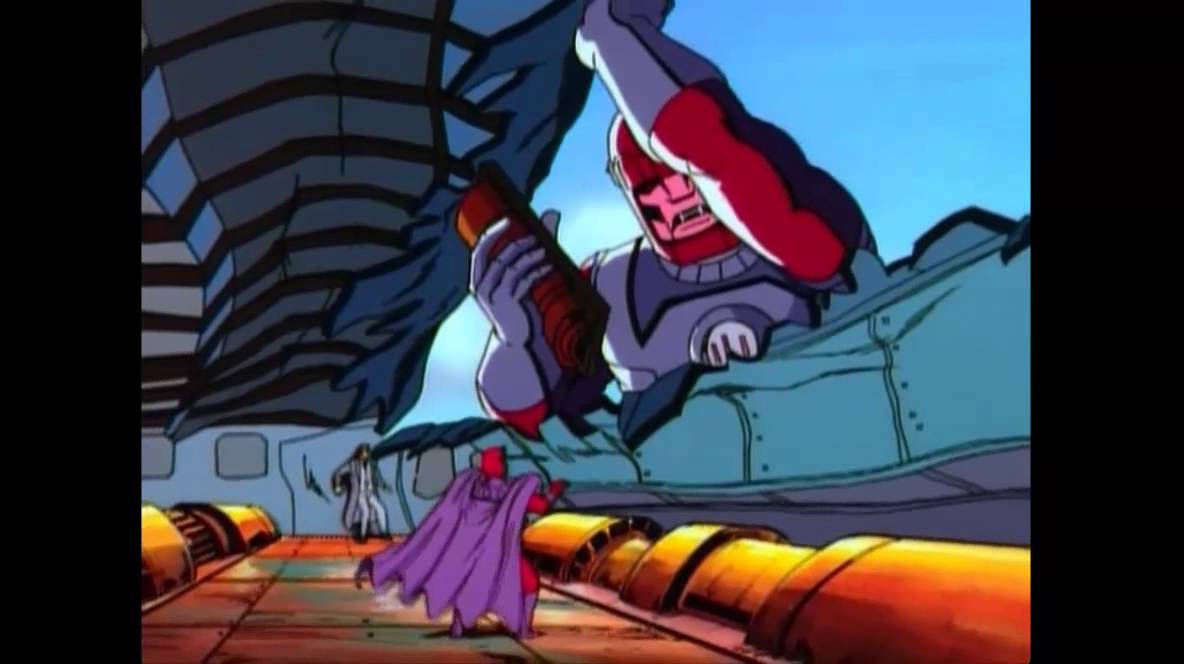 Magneto vs Sentinels background