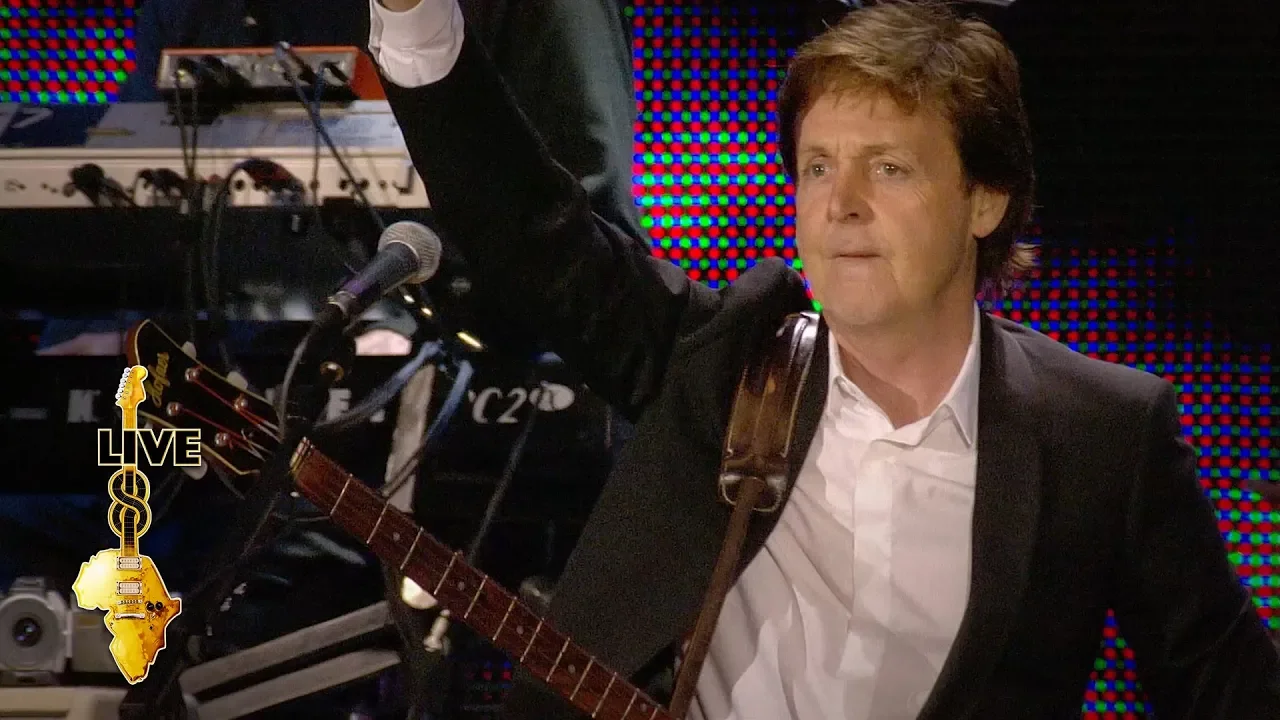 Paul McCartney - Get Back (Live 8 2005) background