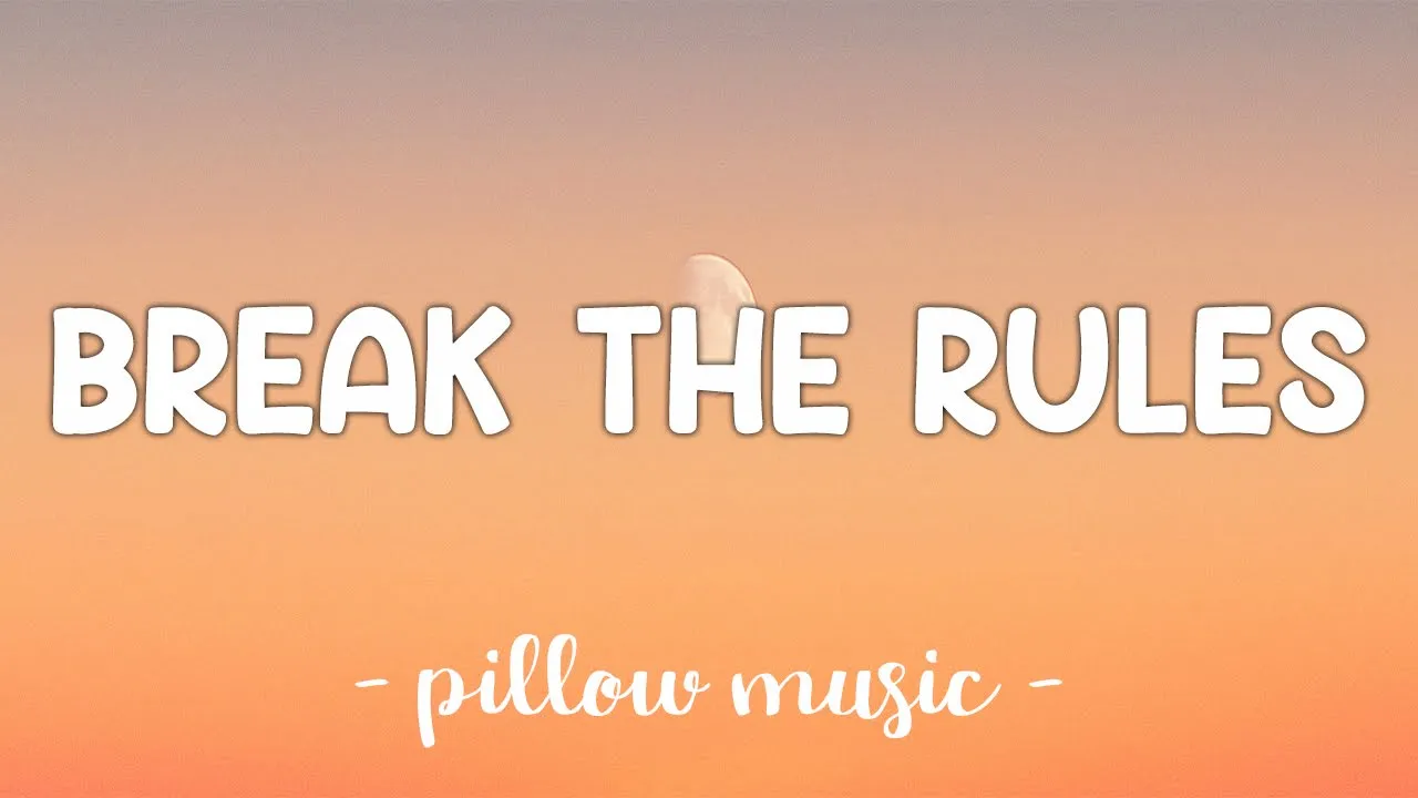 Break The Rules - Charli XCX (Lyrics) 🎵 background