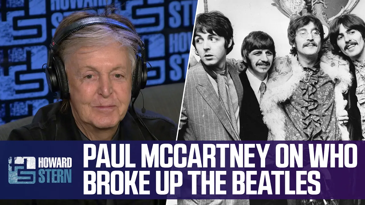 Paul McCartney on Who Broke Up the Beatles background