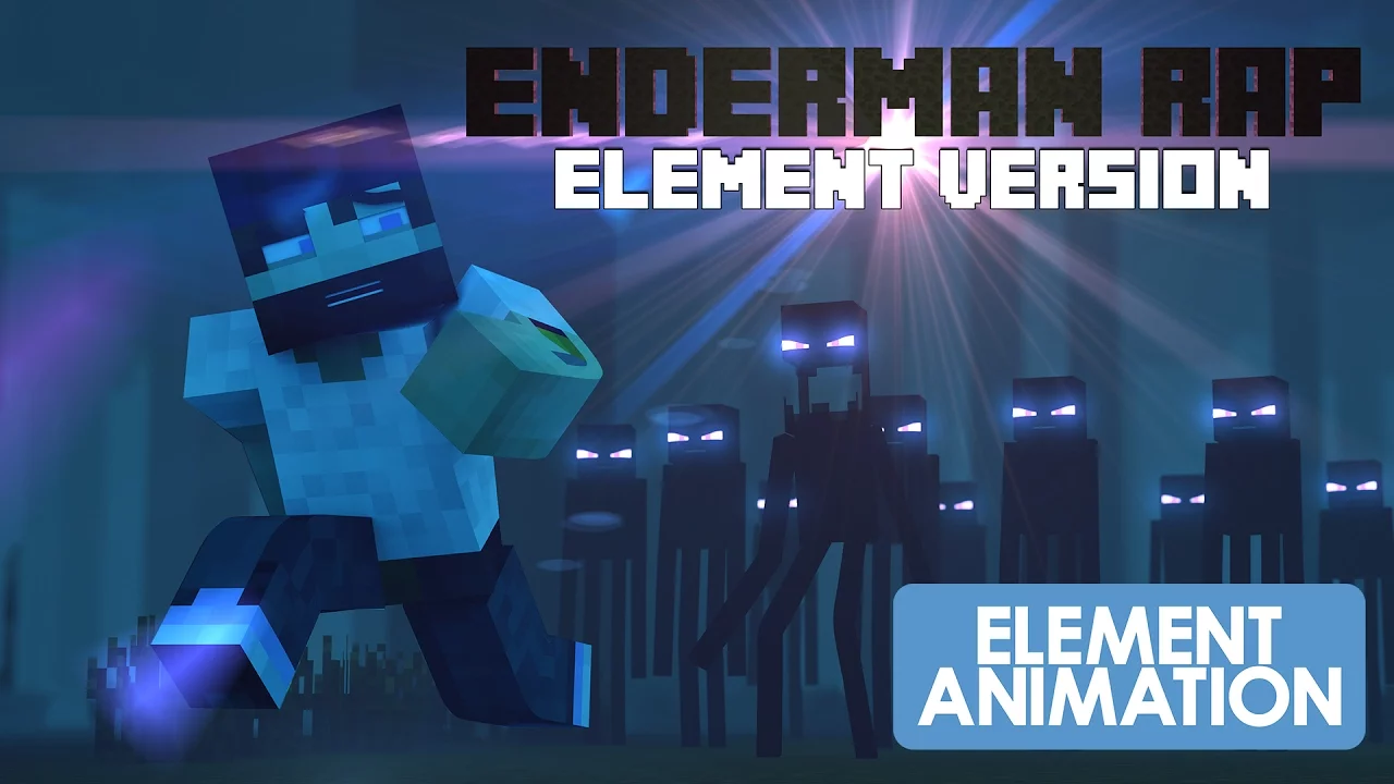 MINECRAFT ENDERMAN RAP|ELEMENT VERSION background